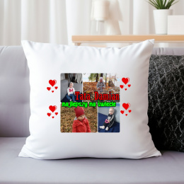 personalizowany prezent dla taty poduszka ze zdjęciami
