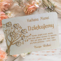 prezent personalizowany dla mamy drewniana tabliczka z grawerem