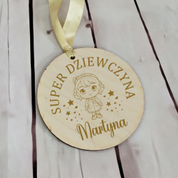 medal dzien kobiet prezent dla dziewczynek