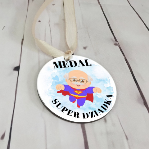 medal super dziadka prezent dla dziadka przedszkole