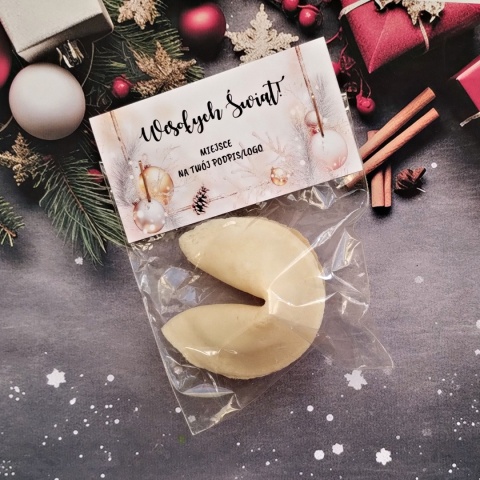 ciasteczka z wróżbą upominki na boze narodzenie mikołajki