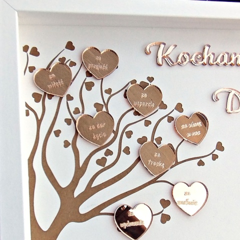 drzewo podziekowania dla rodzicow eleganckie podziękowania dla rodziców