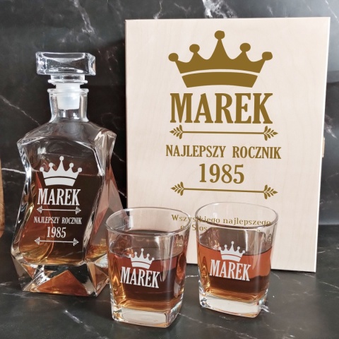 Zestaw karafka szklanki pomysły na prezenty dla mężczyzn