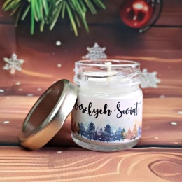 mini świeczka upominki na swieta dla klientek