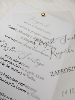 minimalistyczne zaproszenia na chrzest zaproszenia chrzciny