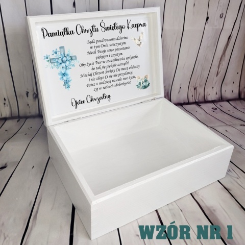 Pudełko dla dziecka prezent na narodziny prezent dla chłopca na chrzciny