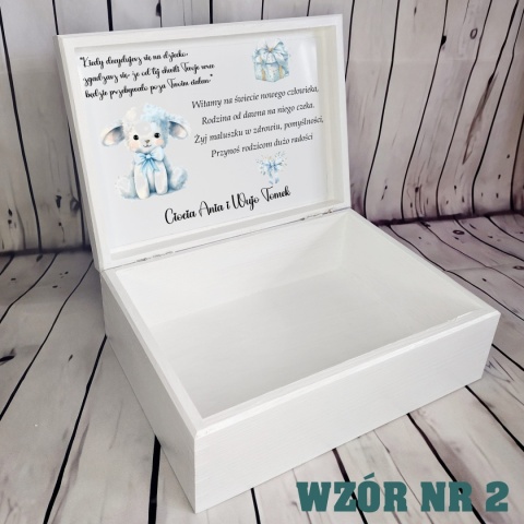 Pudełko dla dziecka prezent na narodziny prezent dla chłopca na chrzciny