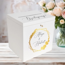 skrzynka na koperty na kluczyk ślubne pudełko na koperty