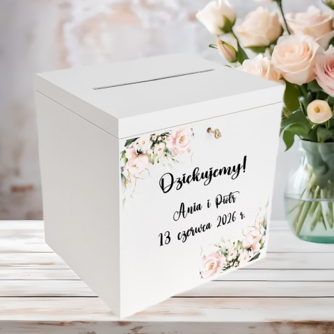 pudełka weselne na koperty pudełko drewniane na koperty ślubne