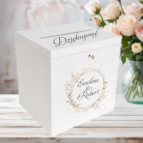 skrzynka na koperty ślubne pudełko na koperty duże