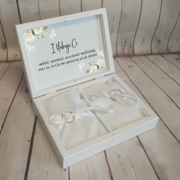 pudełko na obrączki do kościoła skrzyneczka na obrączki