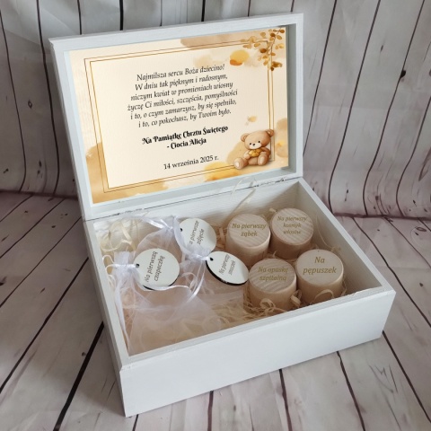 pudełko wspomnień dziecka ciekawy prezent na chrzest