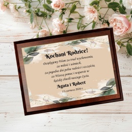 upominek dla rodzicow na weselu podziekowanie rodzicom na slubie