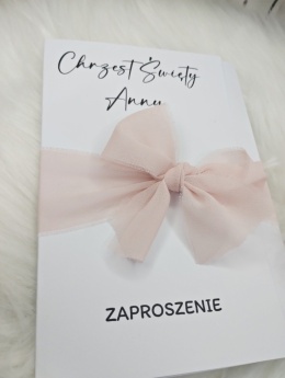 zaproszenia na chrzciny dla dziewczynki zaproszenia na chrzest z personalizacją gości