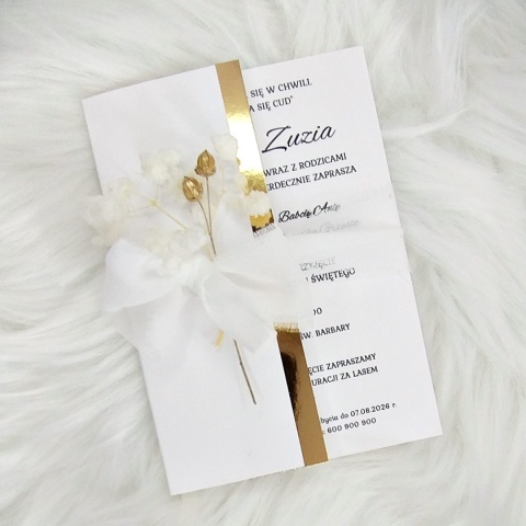 Zaproszenia na chrzest personalizowane oryginalne zaproszenia na chrzest