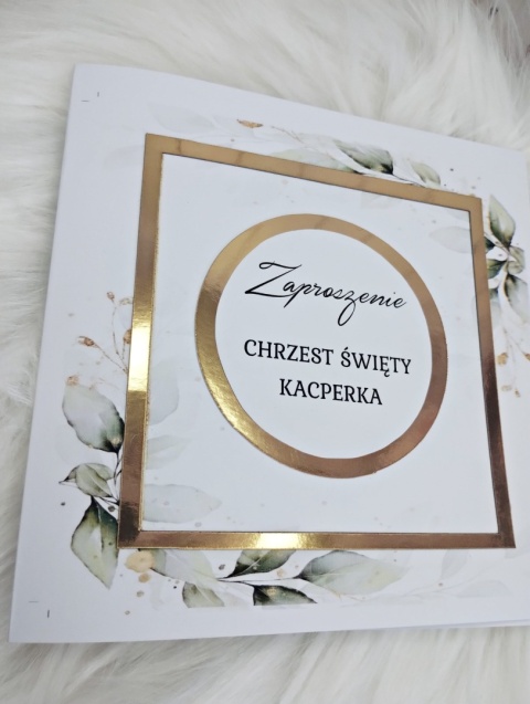 zaproszenia na chrzest święty zaproszenia na chrzest z roczkiem