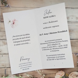 zaproszenia na komunie dziewczynki zaproszenia na komunię dziewczynka