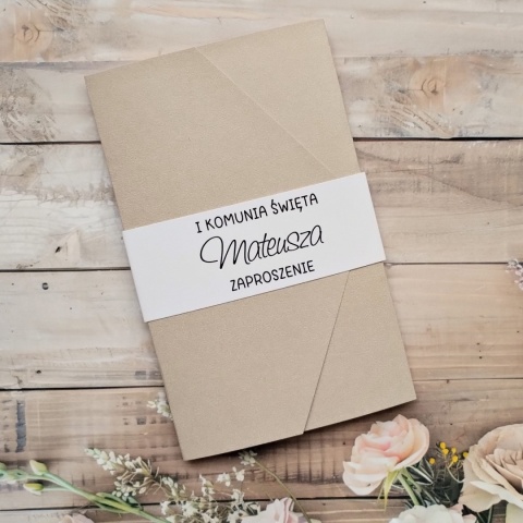 zaproszenia na komunię oryginalne zaproszenia komunijne kopertowe