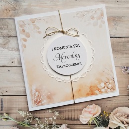 zaproszenia na komunię świętą ręcznie robione zaproszenia na komunię