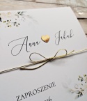 Zaproszenia ślubne z motywem kwiatowym