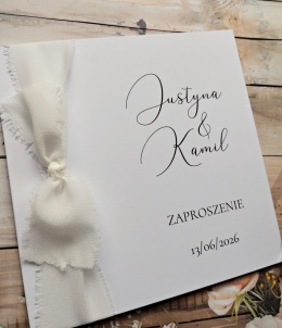 minimalistyczne zaproszenia slubne 	proste zaproszenia na ślub
