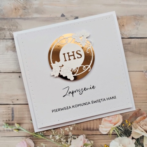 zaproszenie komunijne ręcznie robione komunia swieta zaproszenia