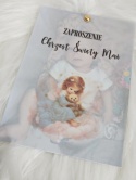 zaproszenia na chrzciny ze zdjeciem zaproszenia na chrzest wypisane