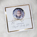 zaproszenia na chrzest ze zdjęciem personalizowane zaproszenia chrzest