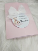 zaproszenia na chrzest dla dziewczynki personalizowane zaproszenie na chrzest