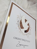 zaproszenia na chrzest z personalizacją zaproszenia na chrzest glamour