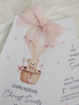 zaproszenia na chrzciny dla dziewczynki zaproszenia chrzest swiety