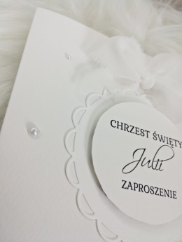 zaproszenia na chrzest ręcznie robione zaproszenia na chrzest personalizacja