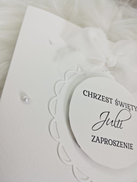 zaproszenia na chrzest ręcznie robione zaproszenia na chrzest personalizacja