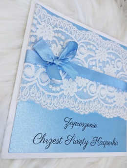 zaproszenia personalizowane na chrzest zaproszenia na chrzest chłopca
