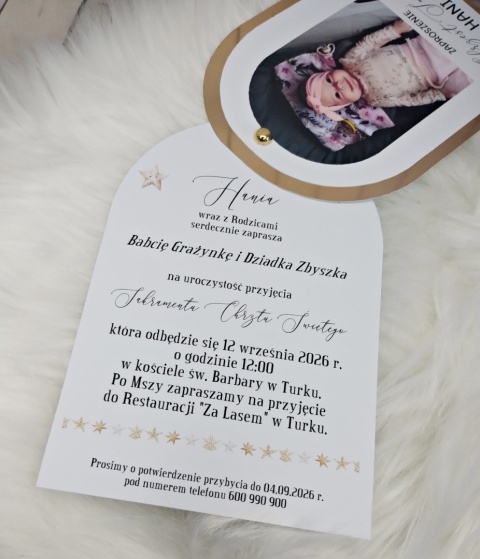 oryginalne zaproszenia na chrzest ze zdjęciem zaproszenie na chrzciny