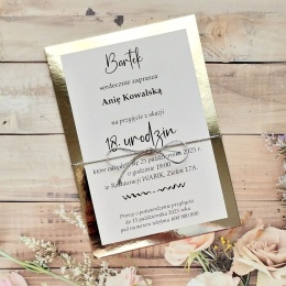 srebrne zaproszenia na 18 wzory zaproszeń na 18 urodziny