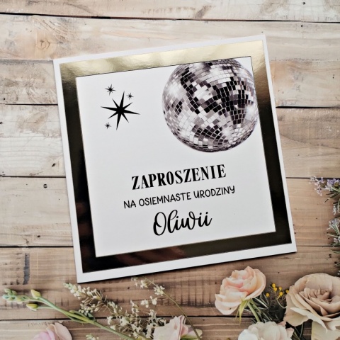 zaproszenie urodzinowe 18 zaproszenia 18 stka osiemnastka zaproszenia