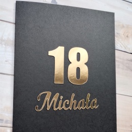 zaproszenia na 18 dla chłopaka zaproszenia na 18 czarne