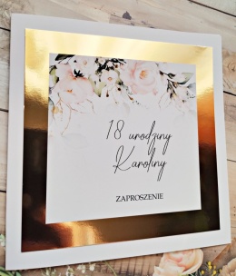 zaproszenia na 18 ręcznie robione dla dziewczyny zaproszenia na 18 stkę