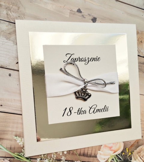 zaproszenia na 18 ręcznie robione dla dziewczyny zaproszenia na 18 nastke